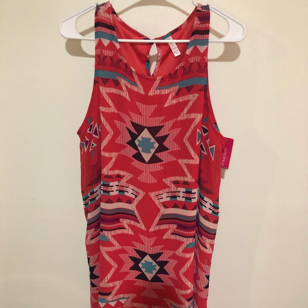 Tribal target dress